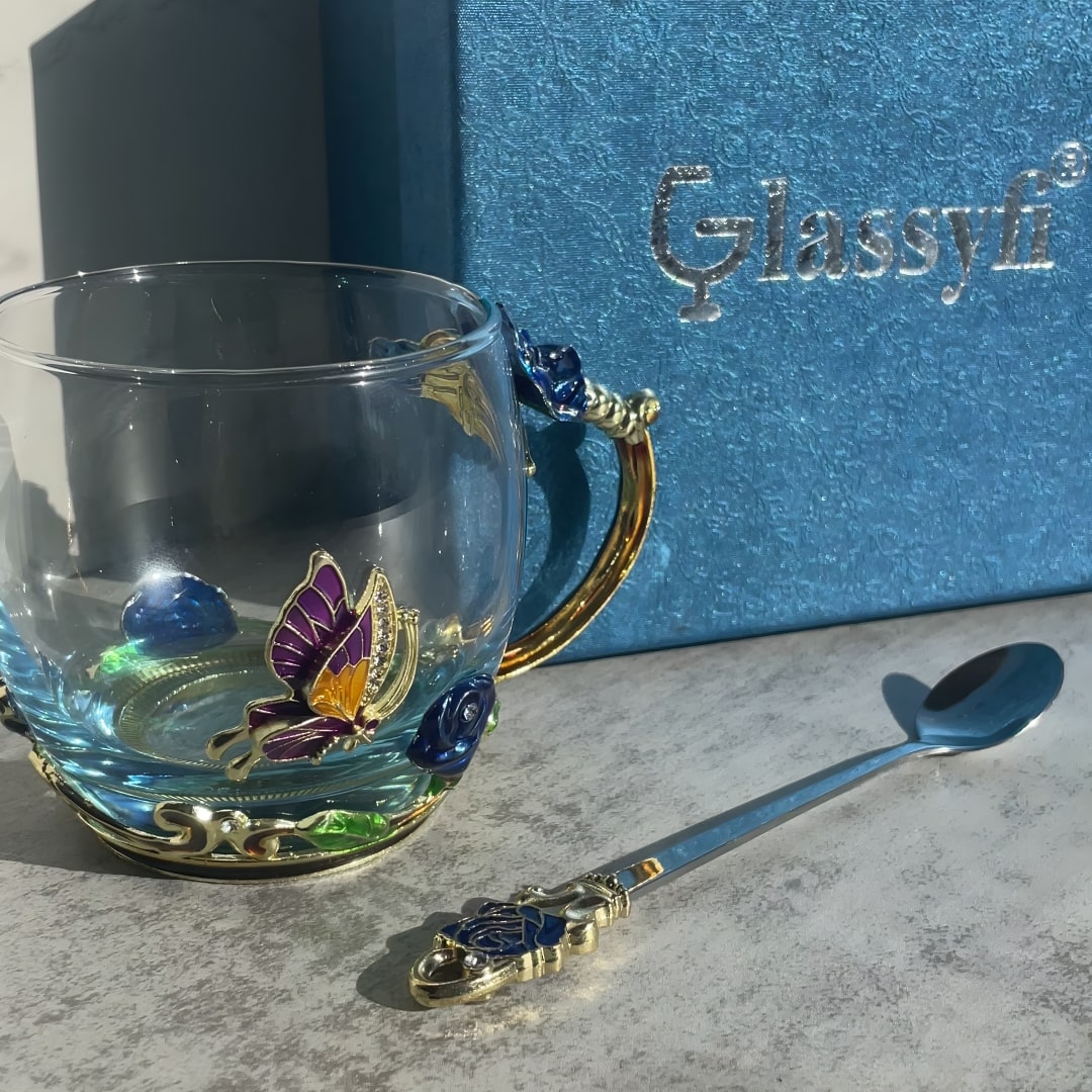 Glassyfi - Handmade Enamel Cup